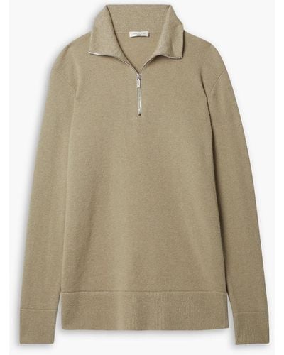 Lafayette 148 New York Wool And Cashmere-blend Sweater - Natural