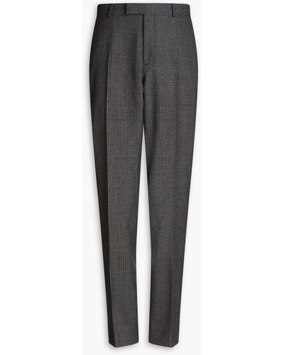 Sandro Wool-tweed Pants - Black