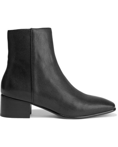 Rag & Bone Aslen Leather Ankle Boots Größe 38 - Black