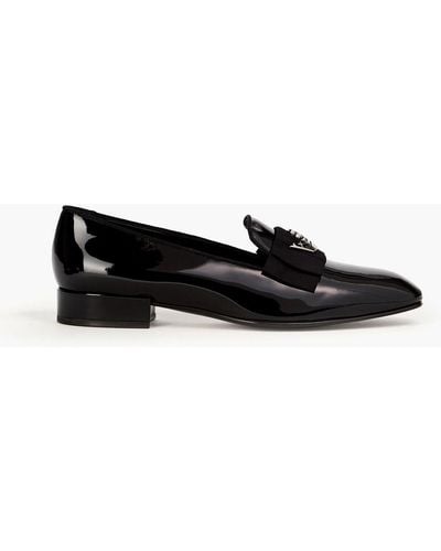 Church's Abbie Embellished Patent-leather Loafers - Black
