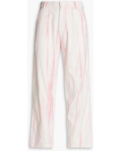 SMR Days Jumeirah Tie-dyed Cotton Trousers - White