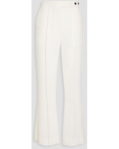 3.1 Phillip Lim Crepe Bootcut Trousers - White