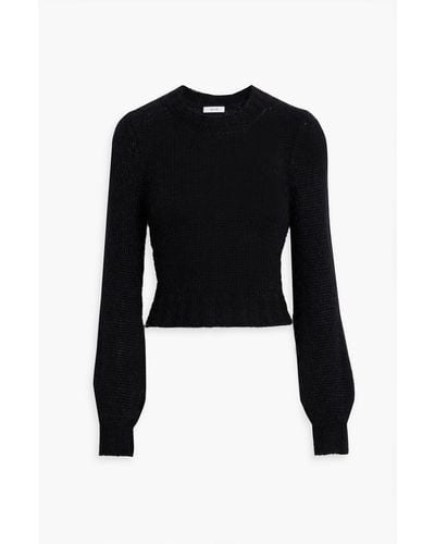 Iris & Ink Hailey Mohair-blend Sweater - Black