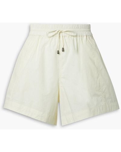 Apiece Apart Trail Cotton-poplin Shorts - White