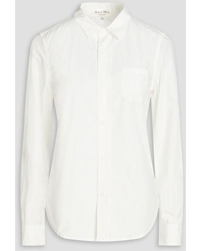 Alex Mill Bobby hemd aus baumwollpopeline - Weiß