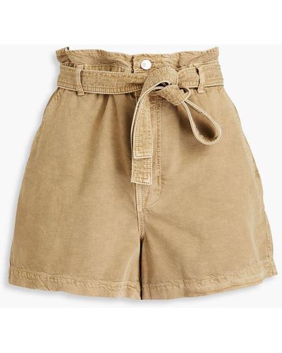 Ba&sh Denim Shorts - Natural