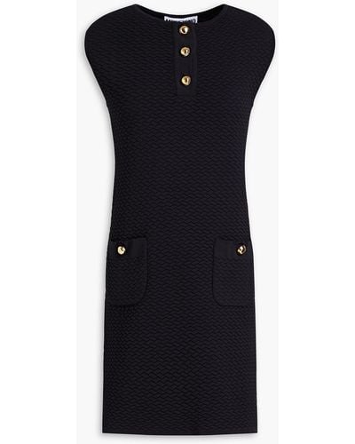 Moschino Knitted Mini Dress - Black