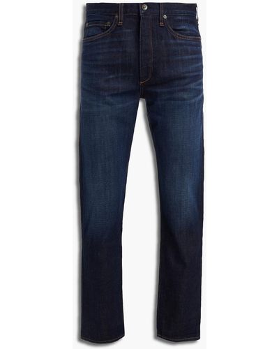 Rag & Bone Slim-fit Faded Denim Jeans - Blue