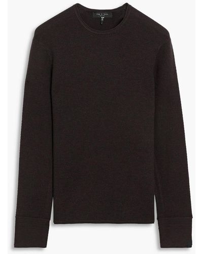Rag & Bone Collin Wool-blend Sweater - Black
