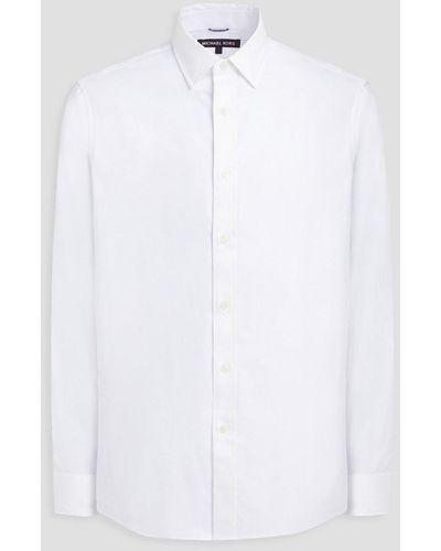 Michael Kors Hemd aus baumwoll-piqué - Weiß
