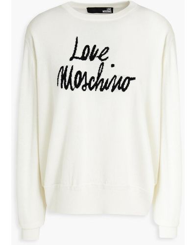 Love on sale moschino knitwear