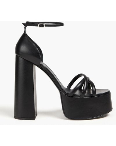 Altuzarra Leather Platform Sandals - Black