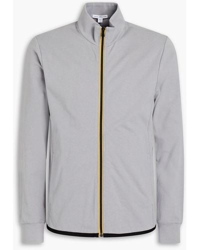 James Perse Cotton-jersey Jacket - Grey