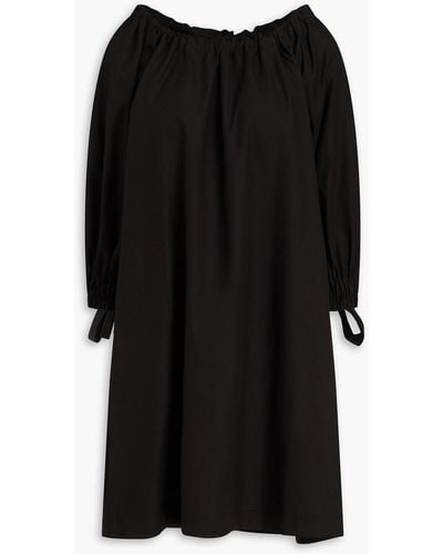 Mother Of Pearl Lyocell-blend Mini Dress - Black