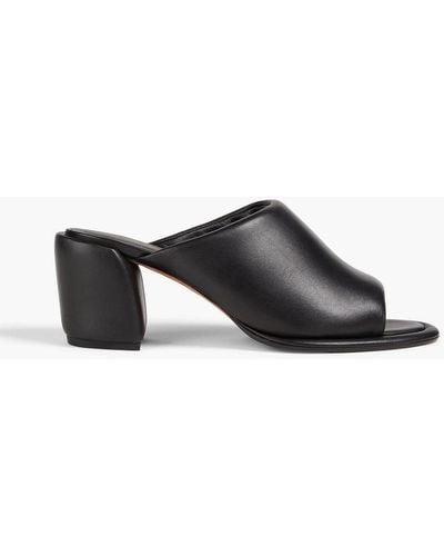 3.1 Phillip Lim Mules aus wattiertem leder - Schwarz