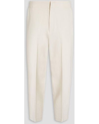 BITE STUDIOS Cheval Wool Straight-leg Trousers - White