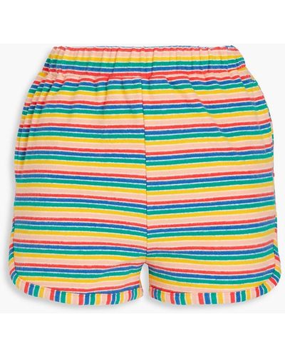 L.F.Markey Striped Stretch-cotton Shorts - Multicolour