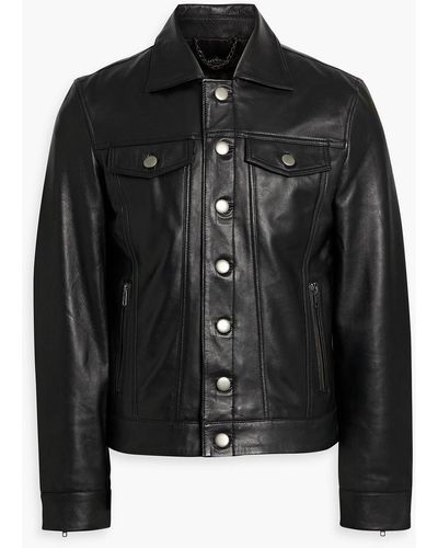 Muubaa Leather Jacket - Black