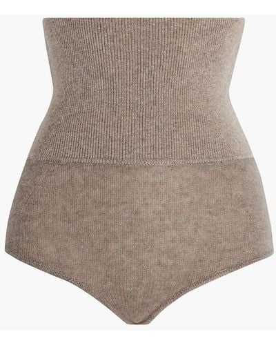 Khaite Belinda shorts aus einer kaschmirmischung - Braun