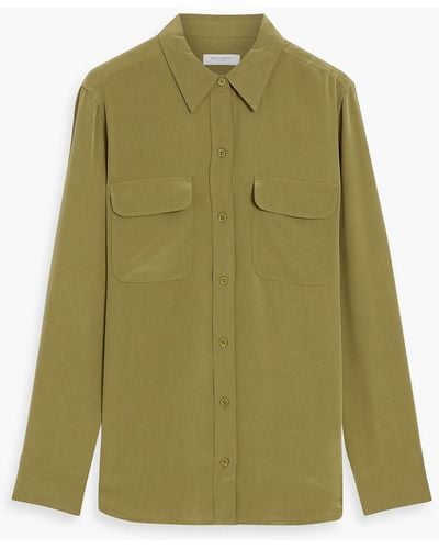 Equipment Washed Silk Shirts for Women - Up to 70% off | Lyst