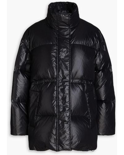 Stand Studio Milani Quilted Shell Down Coat - Black