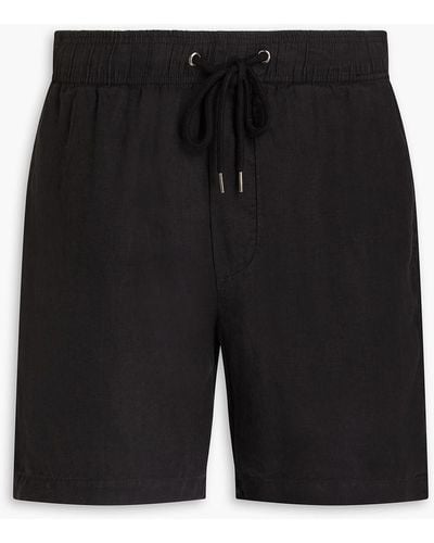 James Perse Linen Shorts - Black