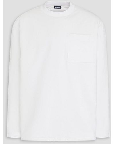 Jacquemus Bricciola Padded Cotton-jersey T-shirt - White