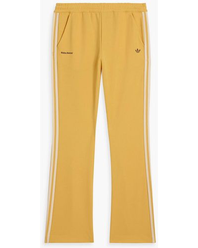adidas Originals Striped Tech-jersey Track Pants - Yellow