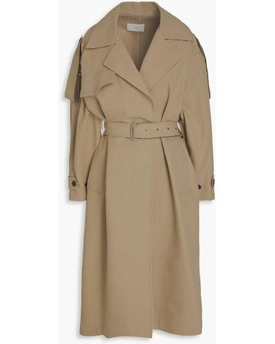 LVIR Belted Cotton Trench Coat - Natural