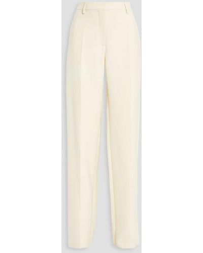 Valentino Garavani Wool-twill Wide-leg Trousers - White