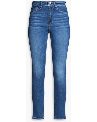 Rag & Bone Nina High-rise Skinny Jeans - Blue