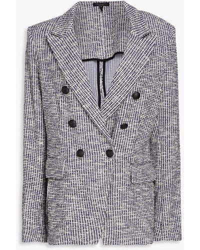 Rag & Bone Preston doppelreihiger blazer aus tweed - Grau