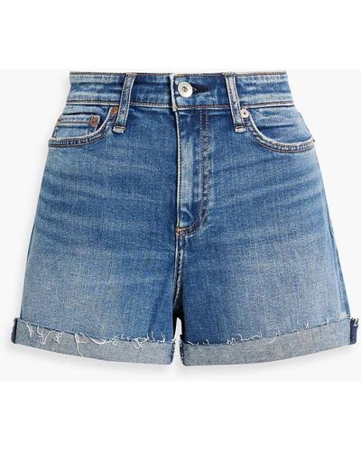 Rag & Bone Nina jeansshorts - Blau