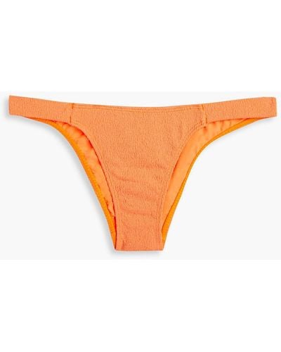ViX Firenze Fany Neon Low-rise Bikini Briefs - Orange