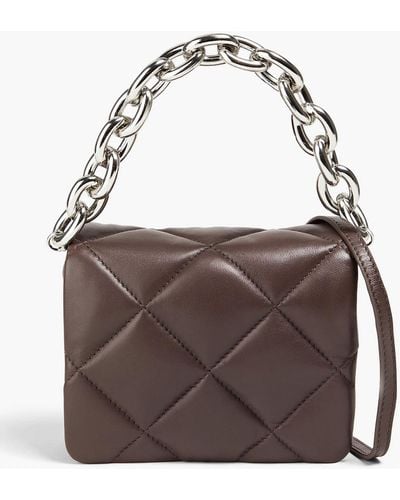 Stand Studio Hestia Quilted Leather Tote - Brown