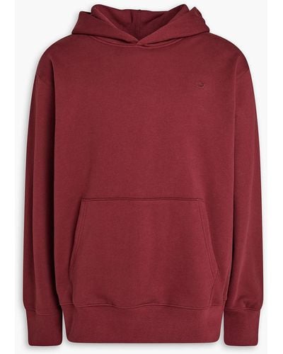 adidas Originals Hoodie aus fleece aus einer baumwollmischung - Rot