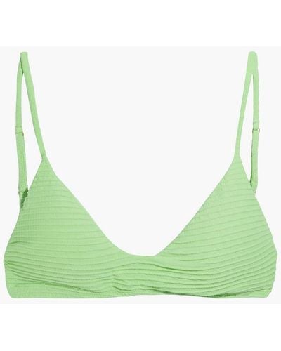 ViX Dune Luli Ribbed Bikini Top - Green