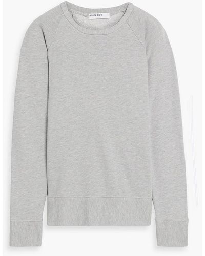 Stateside French Cotton-terry Sweatshirt - White