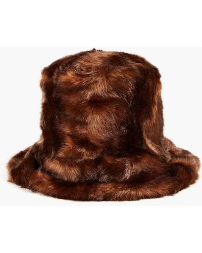 Jakke Faux Fur Hat - Brown
