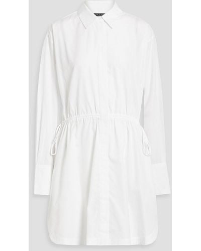 Rag & Bone Fiona Cotton-poplin Mini Shirt Dress - White