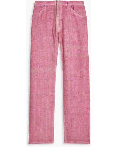 120% Lino Linen Pants - Pink