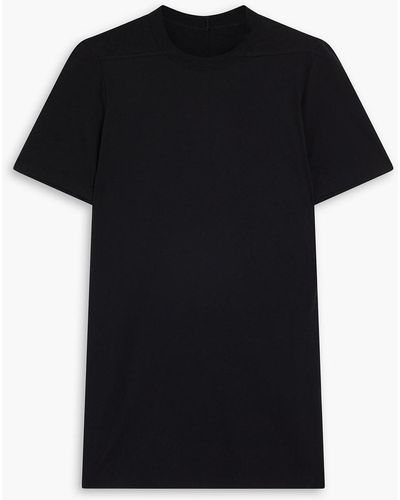 Rick Owens Level T Cotton-jersey T-shirt - Black