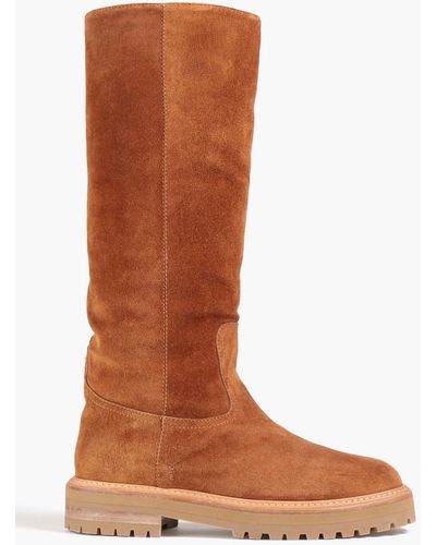 Jimmy Choo Yomi Suede Boots - Brown