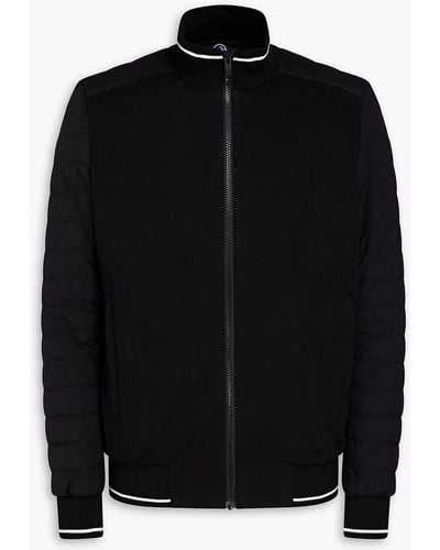 Fusalp Timo Quilted Neoprene-paneled Shell Jacket - Black