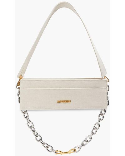 Jacquemus Le Ciuciu Canvas Shoulder Bag - White