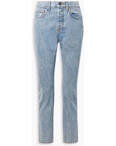 Wardrobe NYC Mid-rise Slim-leg Jeans - Blue
