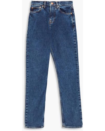 Samsøe & Samsøe High-rise Slim-leg Jeans - Blue