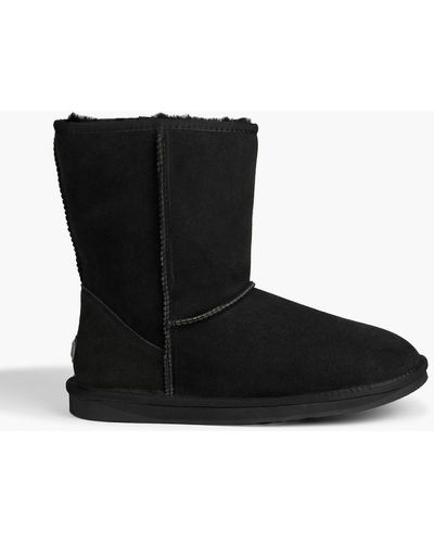Australia Luxe Cozy Short Shearling Boots - Black