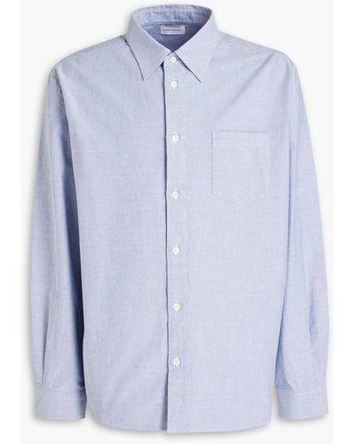 John Elliott Cloak Cotton Oxford Shirt - Blue