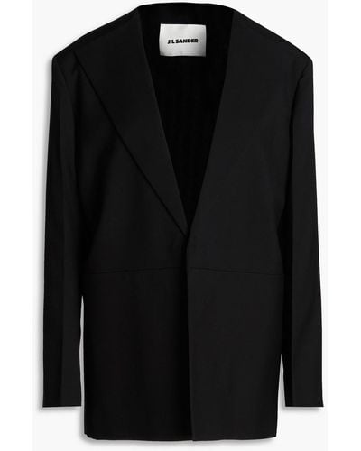 Jil Sander Wool-twill Blazer - Black